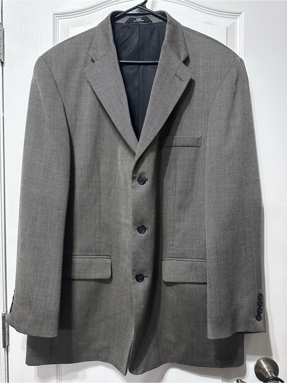 Haggar Men's Gray Herringbone Sport Coat